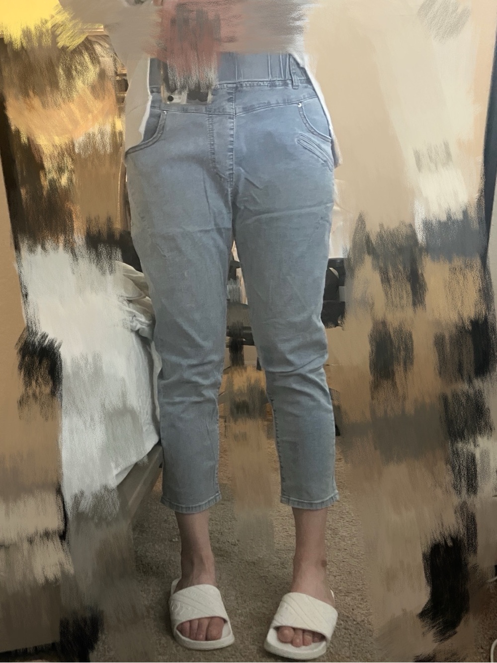 non-stop NS Light Blue Women’s Jeans with Elastic Waist